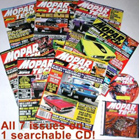 “Mopar Action” Magazine 7-Issue Tech Reference Library
